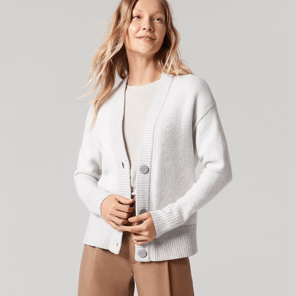 Allbirds Women's Wool Cardi - Sweaters White - GND243759